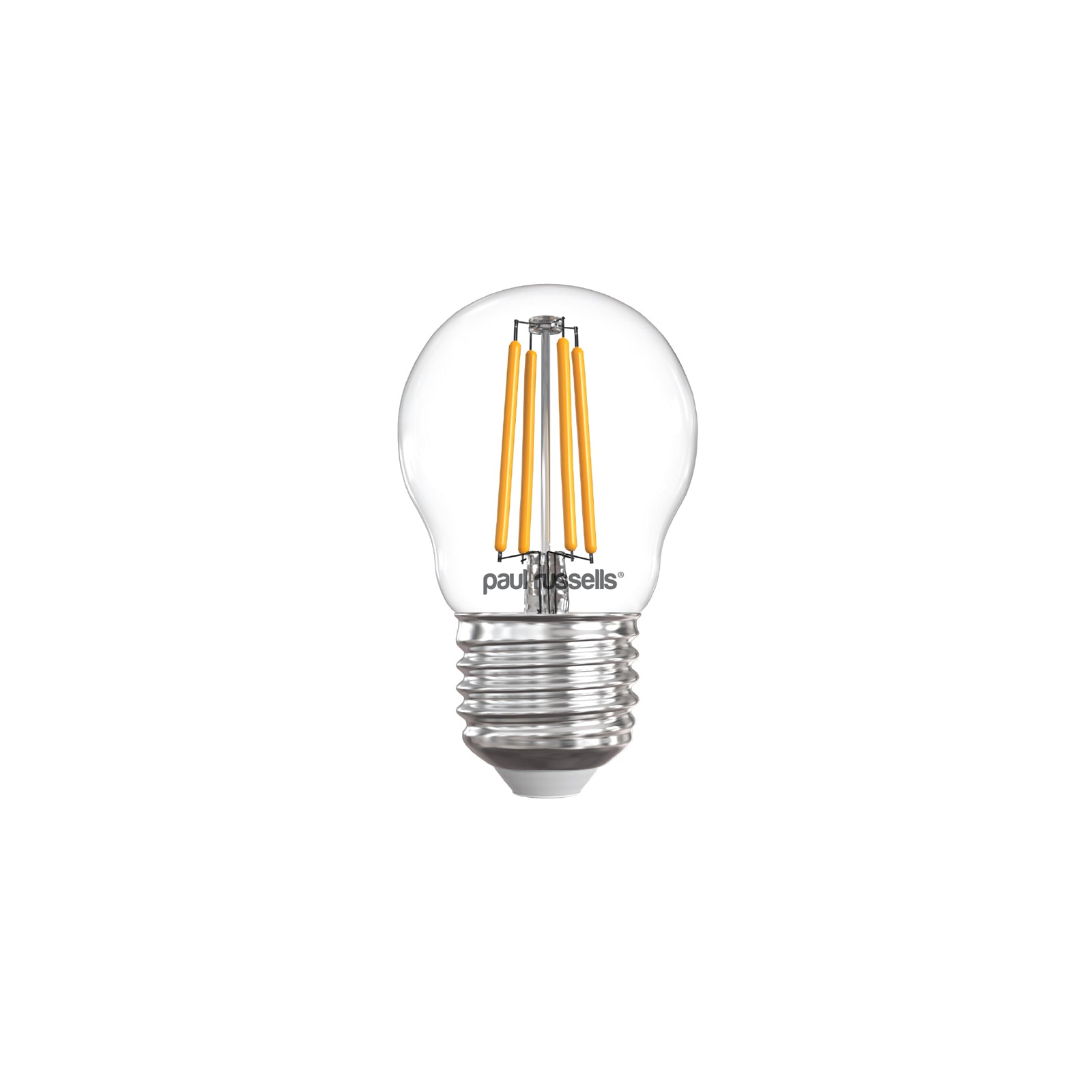 LED Filament GOLF 4.5W=40W Warm White ES E27 Edison Screw Cap Bulbs