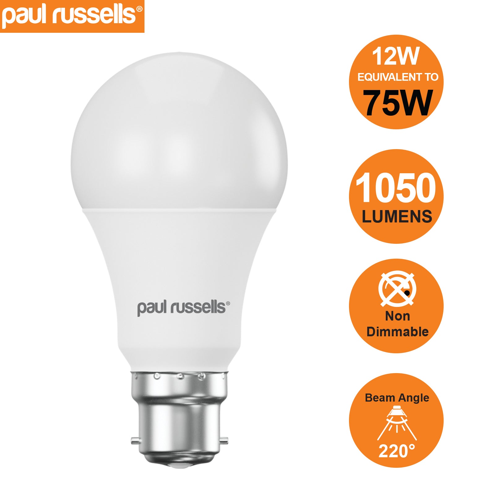 Ampoule LED À Baïonnette B22 A60 11W 1210LM B22 LED Light Bulbs